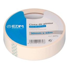 Cinta de pintor 45m x 30mm edm "kreep" Precio: 2.2868993103. SKU: B1F77X87NM