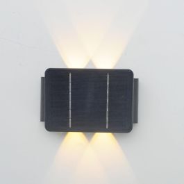 Aplique solar led 200lm 4w 3.000k