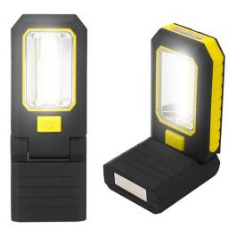 Linterna LED EDM Cob XL Gancho Imán Amarillo ABS 200 Lm