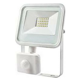 Foco proyector led 20w 1520lm 6400k luz fria con sensor de presencia 12,4x4,5x15,8cm edm