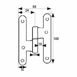 Blister pernio sin remate pn04 derecha 100x58mm ls edm