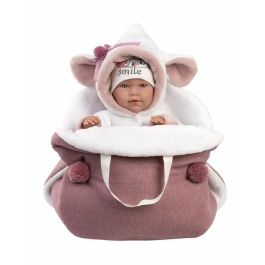 Muñeca Lala Llorona con Saquito Rosa.42 cm