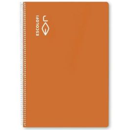 Cuaderno ESCOLOFI Naranja Din A4 50 Hojas (5 Unidades)