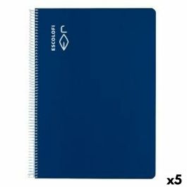 Cuaderno ESCOLOFI Azul A4 Din A4 40 Hojas (5 Unidades) Precio: 20.9500005. SKU: B1EACBK3TT