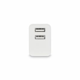 Cargador de Pared KSIX 2 USB 2.4A Blanco
