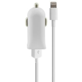 Cargador USB para Coche + Cable Lightning MFi Contact Apple-compatible 2.1A