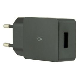 Cargador de Pared + Cable USB A a USB C KSIX USB Negro