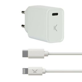 Cargador USB Iphone KSIX Apple-compatible Blanco Precio: 23.94999948. SKU: S1905401