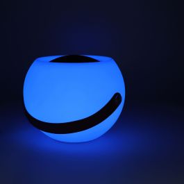 Altavoz Bluetooth con Lámpara LED KSIX Bubble Blanco 5 W Portátil