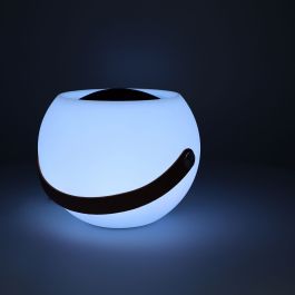 Altavoz Bluetooth con Lámpara LED KSIX Bubble Blanco 5 W Portátil