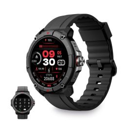 Smartwatch KSIX Compass Negro Precio: 86.4545. SKU: B19K55359Q