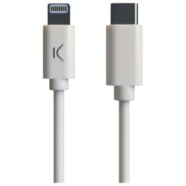Cable USB-C a Lightning KSIX MFI (1 m) Blanco Precio: 10.95000027. SKU: S1903397