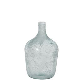 Jarrón de Vidrio Reciclado Alexandra House Living Blanco Cristal 18 x 30 cm 4 L