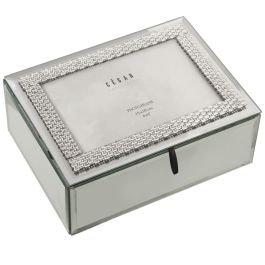 Caja-Joyero Alexandra House Living Gris Cristal Espejo 15 x 8 x 20 cm Precio: 30.963899515999998. SKU: B1FQ3EK35P