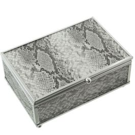 Caja-Joyero Alexandra House Living Gris Cristal 15 x 6 x 10 cm Precio: 19.9650005324. SKU: B15MDGN9GP