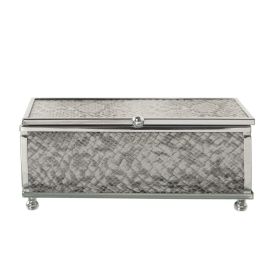 Caja-Joyero Alexandra House Living Gris Cristal 15 x 6 x 10 cm