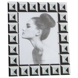 Marco de Fotos Alexandra House Living Blanco Negro Cristal 23 x 1 x 28 cm Precio: 14.3868995886. SKU: B187LPQVLY