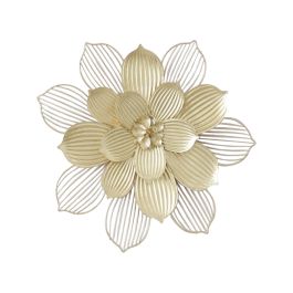 Decoración de Pared Alexandra House Living Dorado Metal Flor 49,5 x 45 x 4 cm Precio: 64.0695006171. SKU: B18W6BQBAP