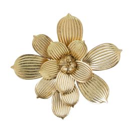 Decoración de Pared Alexandra House Living Dorado Metal Flor 40 x 39 x 4 cm Precio: 42.9550000363. SKU: B16LWDVPS9