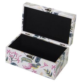 Juego de Cajas Decorativas Alexandra House Living Multicolor Madera 2 Piezas