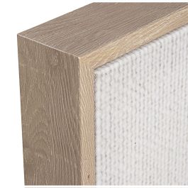 Cuadro Alexandra House Living Madera Flores 80 x 4 x 120 cm