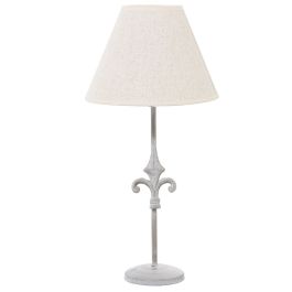 Lámpara de mesa Alexandra House Living Blanco Metal 40 W 23 x 48 x 23 cm