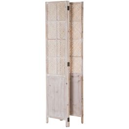 Biombo Alexandra House Living Blanco Madera 117 x 180 x 2 cm