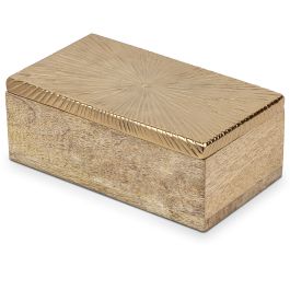 Caja Decorativa Alexandra House Living Multicolor Madera 21 x 6 x 12 cm Precio: 26.68999971. SKU: B14E9VHRS7