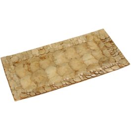 Centro de Mesa Alexandra House Living Beige Nácar 19 x 37 x 2 cm Precio: 31.50000018. SKU: B1ECC95ALF