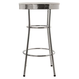 Mesa auxiliar Alexandra House Living Gris Metal 60 x 100 x 60 cm