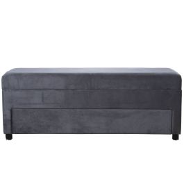 Banco zapatero Alexandra House Living Gris Madera 120 x 45 x 43 cm