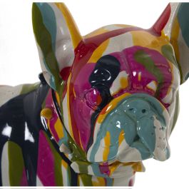 Figura Decorativa Alexandra House Living Multicolor Plástico Perro Pintura 13 x 26 x 24 cm