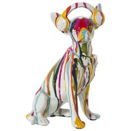 Figura Decorativa Alexandra House Living Multicolor Plástico Perro Auriculares Pintura 14 x 26 x 19 cm Precio: 52.5000003. SKU: B1CVY7TYHM