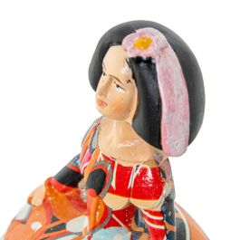 Figura Decorativa Alexandra House Living Menina Multicolor Acrílico Plástico Melamina 12 x 8 x 17 cm