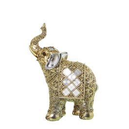 Figura Decorativa Alexandra House Living Dorado Plástico Elefante 10 x 18 x 24 cm Espejos Precio: 36.79000039. SKU: B1KDWASJZM