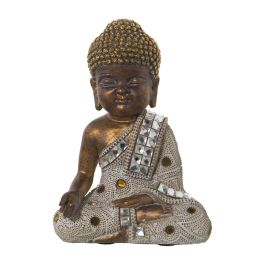 Figura Decorativa Alexandra House Living Blanco Dorado Acrílico Plástico Melamina Buda 14 x 9 x 20 cm Precio: 27.769499782199997. SKU: B1DV77RQRE