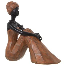 Figura Decorativa Alexandra House Living Marrón Plástico Africana 12 x 23 x 24 cm Precio: 44.5000006. SKU: B1KG8T3BNK