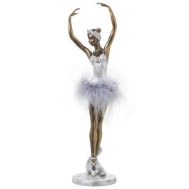 Figura Decorativa Alexandra House Living Blanco Plateado Acrílico Plástico Melamina Bailarina 9 x 8 x 33 cm Precio: 28.4350005808. SKU: B1AK62JPJ9