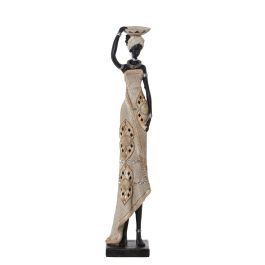 Figura Decorativa Alexandra House Living Plateado Plástico Africana 12 x 14 x 53 cm Precio: 62.50000053. SKU: B19E9KLC38