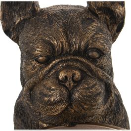 Figura Decorativa Alexandra House Living Dorado Plástico Perro 23 x 44 x 25 cm Bandeja