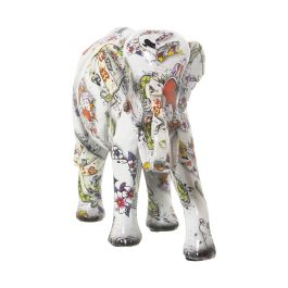 Figura Decorativa Alexandra House Living Multicolor Plástico Elefante 11 x 18 x 24 cm