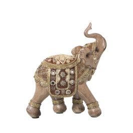 Figura Decorativa Alexandra House Living Gris Dorado Plástico Elefante 10 x 18 x 20 cm Precio: 32.99000023. SKU: B17NYZP4EW