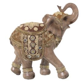 Figura Decorativa Alexandra House Living Gris Dorado Plástico Elefante 13 x 25 x 26 cm Precio: 44.5000006. SKU: B12BGYCQTQ