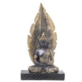 Figura Decorativa Alexandra House Living Marrón Dorado Acrílico Plástico Melamina Buda 15 x 7 x 27 cm Precio: 33.3839001573. SKU: B1J2WNWASL