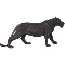 Figura Decorativa Alexandra House Living Negro Dorado Plástico Leona 10 x 10 x 25 cm Precio: 721.69000057. SKU: B1ECDL23T9