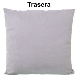 Cojín Alexandra House Living Gris Textil 43 x 43 cm