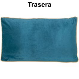 Cojín Alexandra House Living Azul Textil 50 x 30 cm