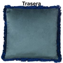 Cojín Alexandra House Living Azul Textil 45 x 45 cm