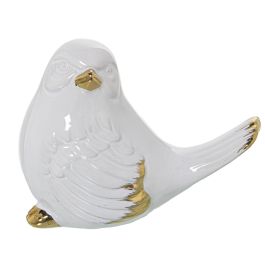 Figura Decorativa Alexandra House Living Blanco Cerámica Pájaro Precio: 26.014999939499997. SKU: B16P9JZECX