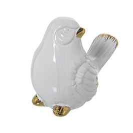 Figura Decorativa Alexandra House Living Blanco Cerámica Pájaro